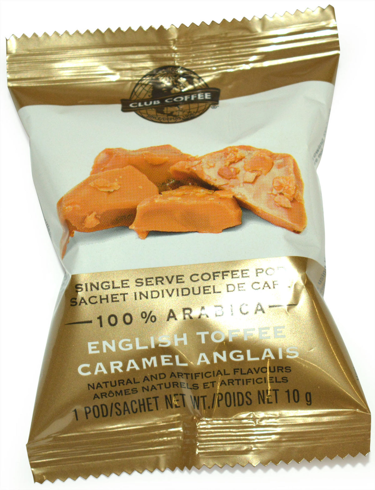 Club Coffee -  English Toffee - Overwrap 80ct