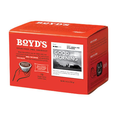 Boyds Good Morning K-Cup Coffee | Keurig Coffee | SingleJoCoffee