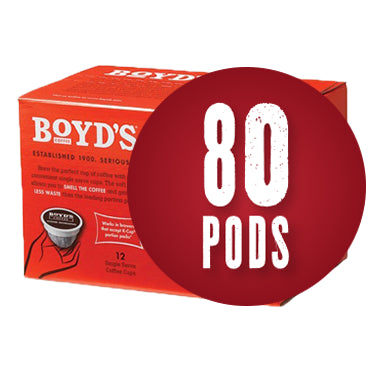 Boyd's - Good Morning  |  K-Cup Keurig Compatible Coffee | 80 Pods | Overwrap