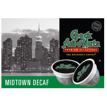 Chock full o'Nuts Coffee - Midtown Manhattan Decaf - 12ct