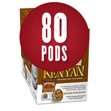 Copper Moon - Kenyan |  K-Cup Keurig Compatible Coffee | 80 Pods | Overwrap