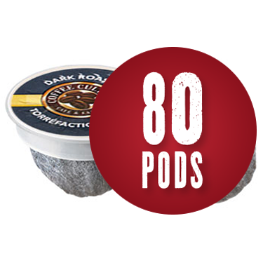 Coffee Culture - Dark Roast |  K-Cup Keurig Compatible Coffee | 80 Pods | Overwrap