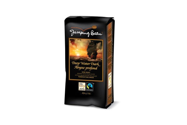 Jumping Bean - Deep Water Dark - Whole Bean - Fair Trade Organic Coffee