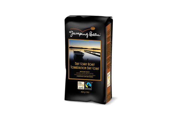 Jumping Bean - East Coast Roast - Whole Bean - Fair Trade Organic Coffee