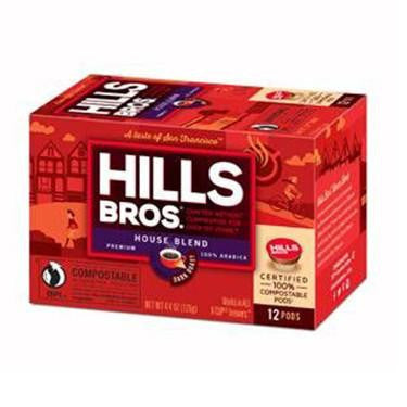 Hills Bro. - House Blend - Compostable - 12ct