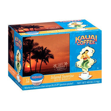 Kauai Coffee Company - Kauai Island Sunrise Mild - Compostable - 12ct