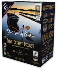 Jumping Bean Coffee - East Coast Roast Overwrap 20ct - Compostable